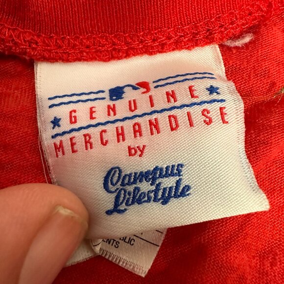 St. Louis Cardinals Baseball Shirt V-Neck Red Women's Size M - Picture 4 of 6